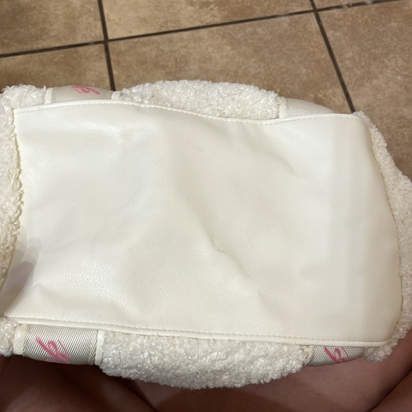 Lightly used pink by Victoria Secert Sherpa tote - Picture 2 of 3